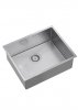 Quadron | ANTHONY 60 | stalowy zlewozmywak kuchenny STAL SZCZOTKOWANA | wymiary: 54 x 44 x 19 cm | 1-komorowy podwieszany/wpuszczany | podbudowa szafki: od 60 cm MF5444BS